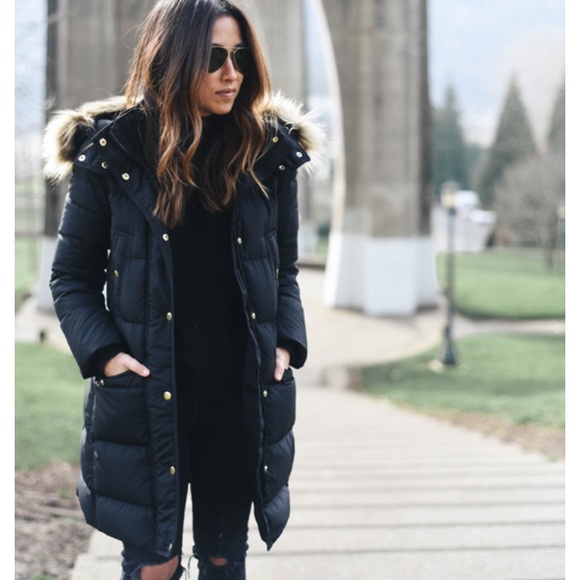 J.CREW WINTRESS DOWN COAT FAUX FUR HOOD (MP)